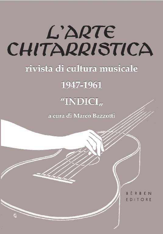 L'Arte chitarristica 1947-1961 Index and articles